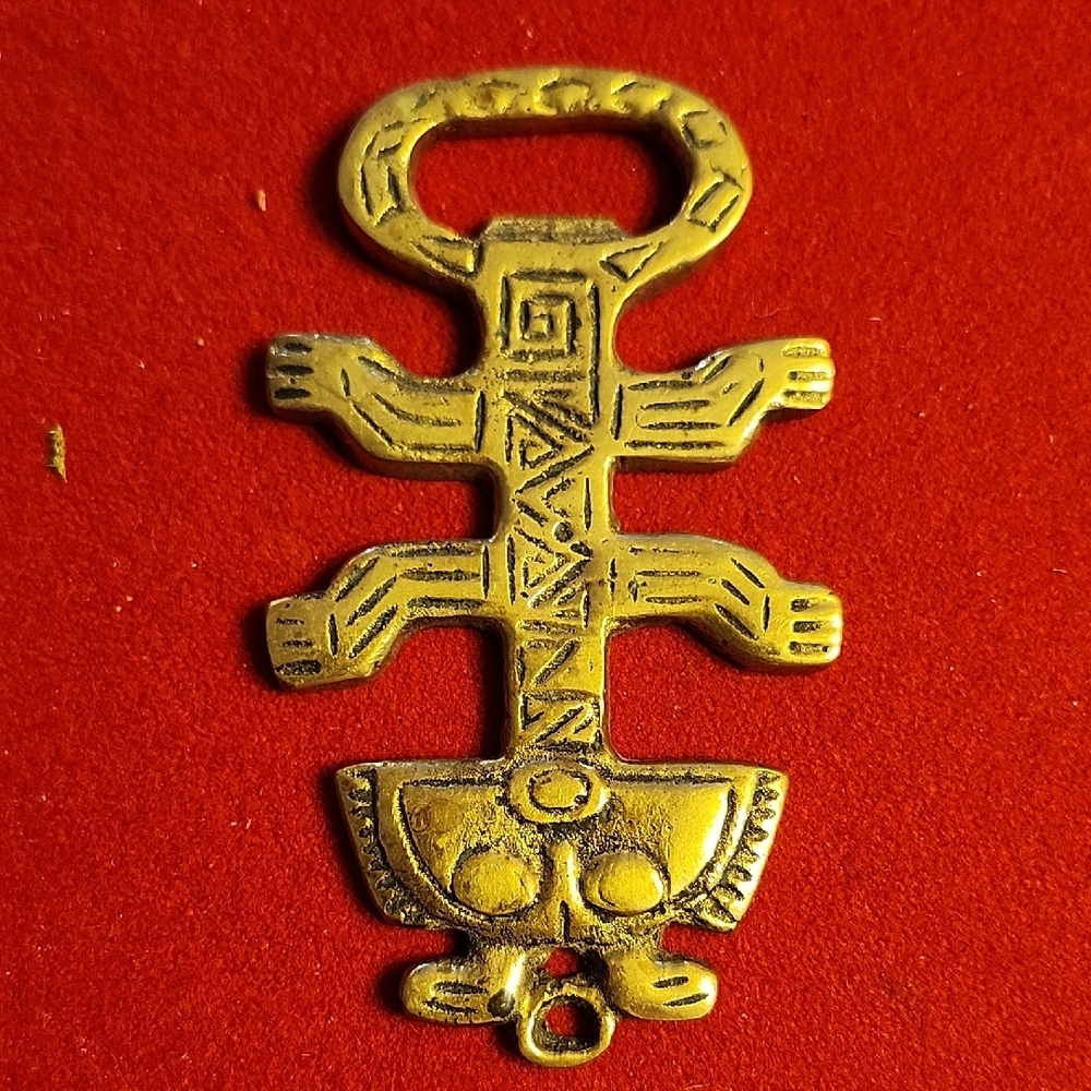Brass Tribal Bottle Opener